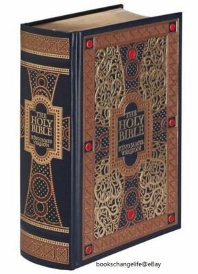 THE HOLY BIBLE King James Version KJV Deluxe Illustrated Gustave Dore NEW SEALED-image