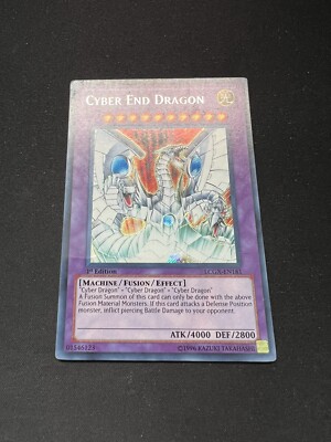 Yugioh Cyber End Dragon LCGX-EN181 Secret Rare 1st ed HP-image