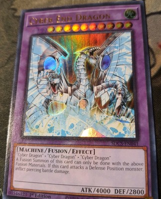 Cyber End Dragon SDCS-EN041 MISPRINT Yugioh! TCG NM Ultra Rare-image