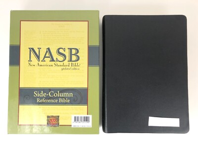 NASB Side Column Reference Foundation Pub. Updated Genuine Leather see details-image