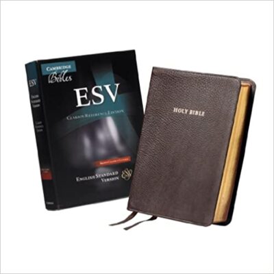 ESV Clarion Reference Bible, Brown Calfskin Leather, ES485:X Leather Bound – ...-image