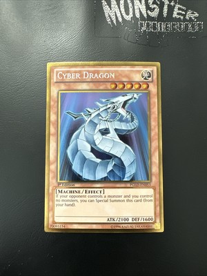 YUGIOH CYBER DRAGON PREMIUM GOLD RARE PGLD-EN053 1ST EDITION -image