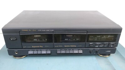 We are disassembling the working Stereo Double Cassette Deck CR-W681, g322-image
