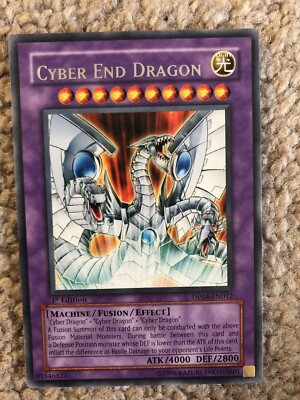 Cyber End Dragon 1st Edition DP04-EN012 Mint Condition -image