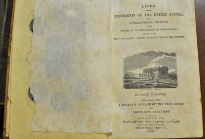 Lives of The Presidents of The United States by Robert W. Lincoln, 1839-image