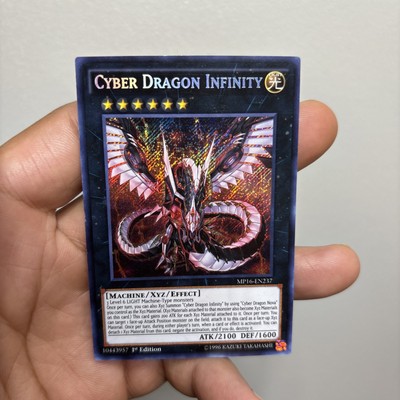 Yugioh Cyber Dragon Infinity MP16-EN237 Secret Rare 1st Edition VLP-image