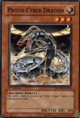 Proto-Cyber Dragon - SDMM-EN014 - Common - 1st Edition Lightly Played Structure -image