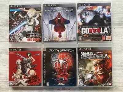 SONY PS3 No More Heroes, Spider-Man 2 3, Godzilla & Attack on Titan from Japan-image