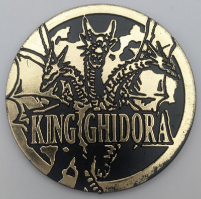 King Ghidorah 03 Godzilla New Cap Collection Menko Amada Movie Card 1995 Japan-image
