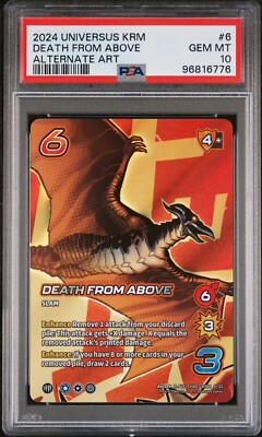 UniVersus Challenger Series Godzilla Death From Above Alt Art PSA 10-image