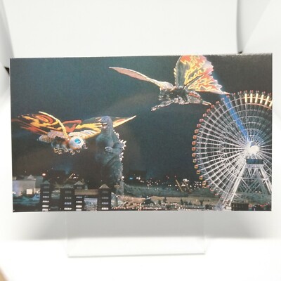 No.19 GOZILLA Card 100 Vol.1 Godzilla VS Mechagodzilla TOHO MOVIE FUTAMI JAPAN-image