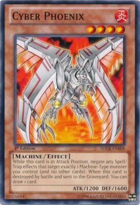 Cyber Phoenix - SDCR-EN008 - Common - 1st Edition x3 - Near Mint-image