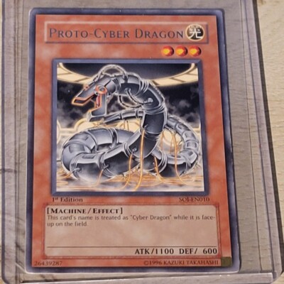Yugioh Proto-Cyber Dragon SOI-EN010 1st Edition-image