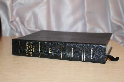 Thompson Chain Reference Bible KJV Red Letter Kirkbride 2007 Leather Bound -image