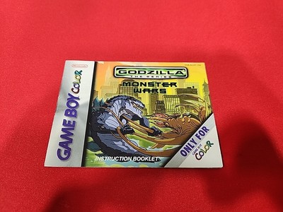 Godzilla The Series-Monster Wars Manual Only Boy Color Advance-image