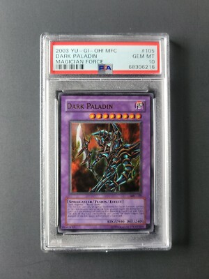 Yugioh! Dark Paladin MFC-105 PSA 10 GEM MINT Ultra Rare Unlimited-image