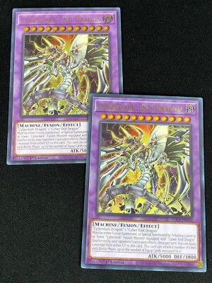 YUGIOH CYBERDARK END DRAGON SDCS-EN044 1ST ULTRA X2 (NM)-image