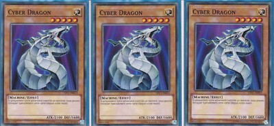 Yu-Gi-Oh! 3x Cyber Dragon OP11-FR013 OTS 11 EXCELLENT CONDITION Edison Format!! -image