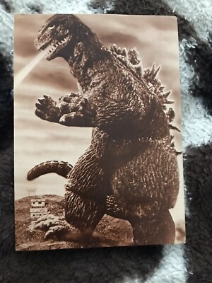 80’s Godzilla Post Card Rare-image