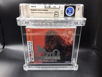 Godzilla Generations Sega Dreamcast WATA Graded 9.2 A+ Seal-image