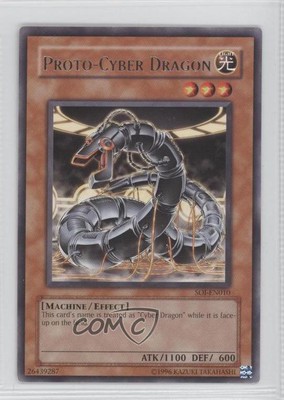 Proto-Cyber Dragon Unlimited YuGiOh Shadow of Infinity #SOI-EN010 2006 a1w-image