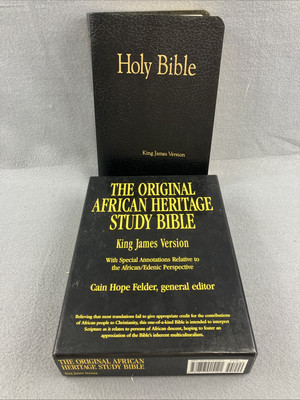 THE ORIGINAL AFRICAN HERITAGE STUDY BIBLE KJV IN BOX 2018 CAIN FELDER-image