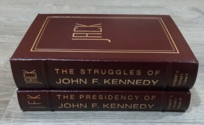 EASTON PRESS Library Of The Presidents JOHN F. KENNEDY (Vol.1&2) Struggles & ...-image