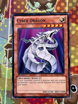 Yugioh Cyber Dragon SDCR-EN003 Single-image