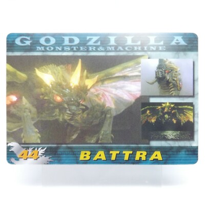 BATTRA No.44 Godzilla Card Monster & Machine  MORINAGA Wafers JAPAN-image