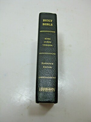 Holy Bible KJV Large Print Compact Reference Edition Hendrickson Bonded Leather-image