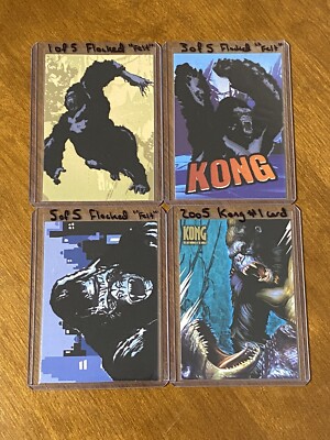 2005 Topps King Kong TCG Hobby Exclusive “Felt” Set 8th Wonder Movie Godzilla-image