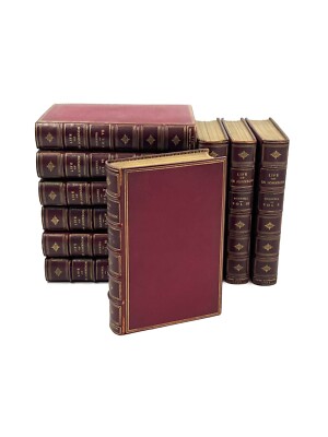 The Life of Samuel Johnson L.L.D. James Boswell, Riviere 1835 Extra Illustrated-image
