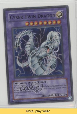SR - Cyber Twin Dragon Unlimited YuGiOh netic Revolution #CRV-EN035 READ 0b5-image