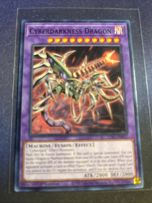 Yugioh! Cyberdarkness Dragon - SDCS-EN043 - Common - 1st Edition Near Mint, Engl-image