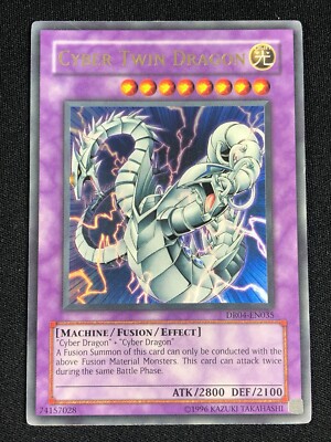 YUGIOH CYBER TWIN DRAGON DR04-EN035 ULTRA MP -image