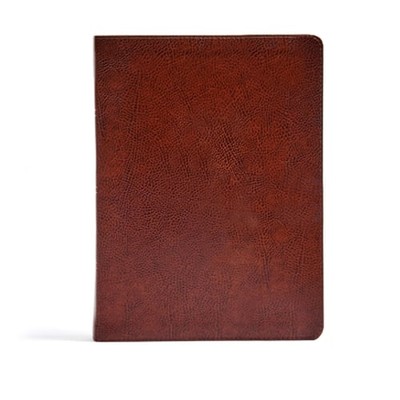 CSB Verse-By-Verse Reference Bible, Brown Bonded Leather by Csb Bibles by Holman-image
