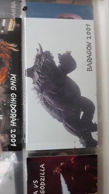 godzilla daikaiju hyakka cocoa chocolate cigarettes card japan 148-image