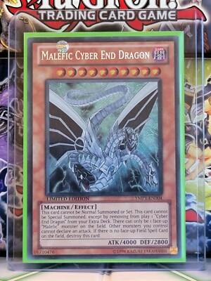 Malefic Cyber End Dragon YPM1-EN004 Limited Ed Secret Rare Nm-M-image