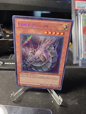 Yugioh Cyber Dragon LCGX-EN176 1st Edition LP-image