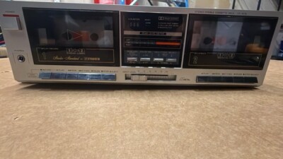 Vintage Fisher CR-W36 Stereo Double Cassette Deck – Studio Quality Tape Player-image
