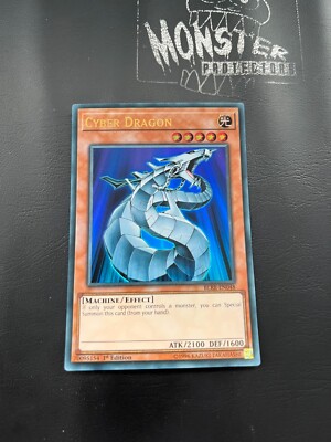 YUGIOH CYBER DRAGON ULTRA RARE BLRR-EN048 1ST EDITION-image