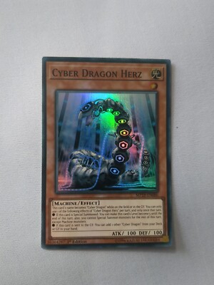 MP19-EN086 Cyber Dragon Herz Super Rare UNL Edition LP Yugioh Card-image