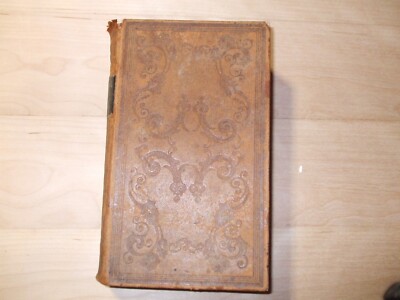 A Scripture Manual, 1852, good, wear at top of spine as shown, Hinges very good.-image