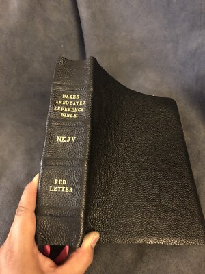 NKJV Dakes annotated reference Bible NEW KING JAMES Version cowhide Leather-image