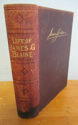 LIFE & PUBLIC SERVICES OF HON JAMES G BLAINE by James P Boyd, 1893 Illus-image