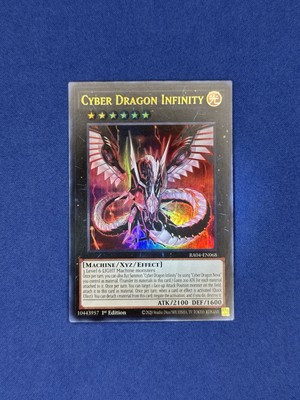 NM+ CYBER DRAGON INFINITY (UR-Ultra Rare) 1st Edition Yugioh - RA04-EN068-image