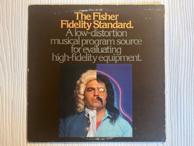 FISHER FIDELITY STANDARD STEREO TEST RECORD LP-image