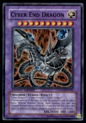 Yu-Gi-Oh! Cyber End Dragon #STON-ENSE1 Light Play-image
