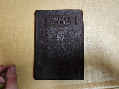 Vintage Modern Business Alexander Hamilton Institute 1947 Black Leather? Cover-image