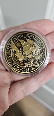 Dark Paladin Yugioh YCS Pre Registration Gold Coin-image